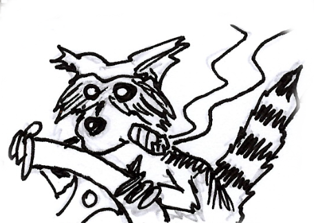 Crash Pandas raccoon